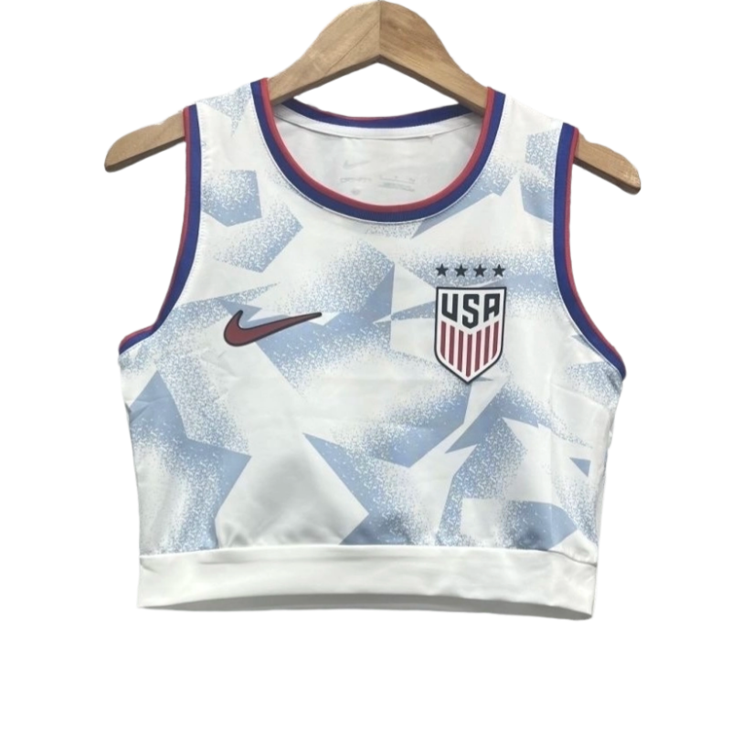 01b9b251a59e7d06a27b4f36269d95e9-1-1111-2-4.png USA Soccer jersey Home Women's Vest 2025 - Image 1