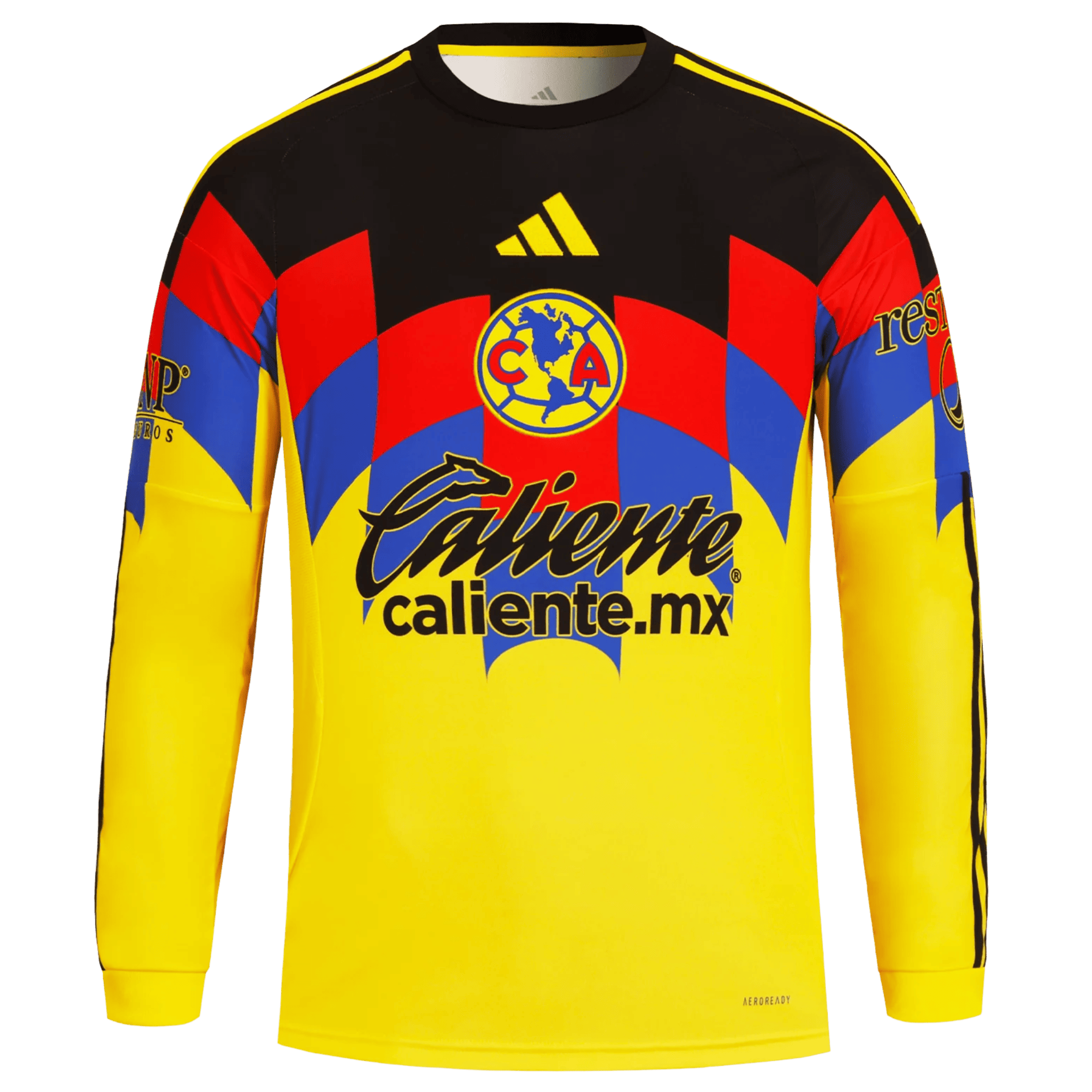 19-1.png 25/26 Club America Home Long Sleeve Jersey - Image 1
