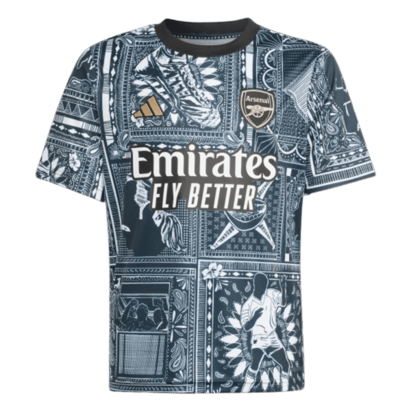 23/24 Arsenal Black Edition Pre-Match Jersey