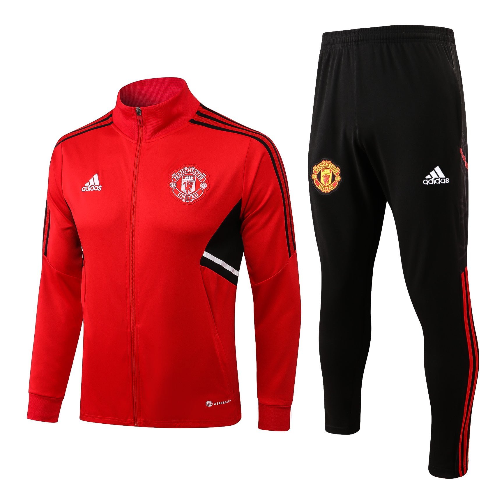 5112860b.jpg 22/23 Man U Red Tracksuit - Image 1