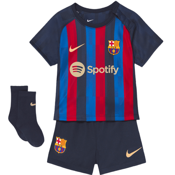 22/23 Kids Barcelona Home Kit