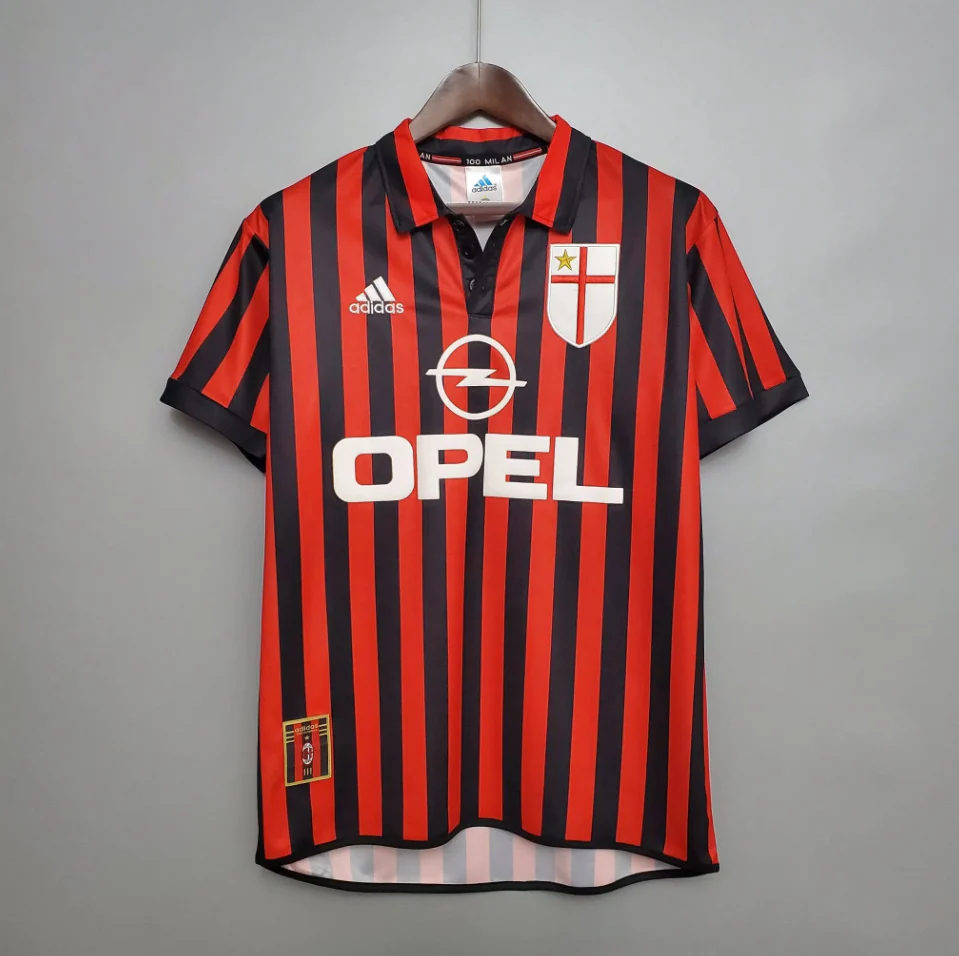 AC米兰1999-2000赛季主场球衣-4.png AC Milan's home shirt for the 1999-2000 season - Image 1