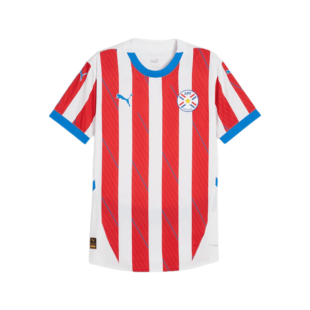 Image-171_processed.png 24/25 Paraguay Home Jersey - Image 1