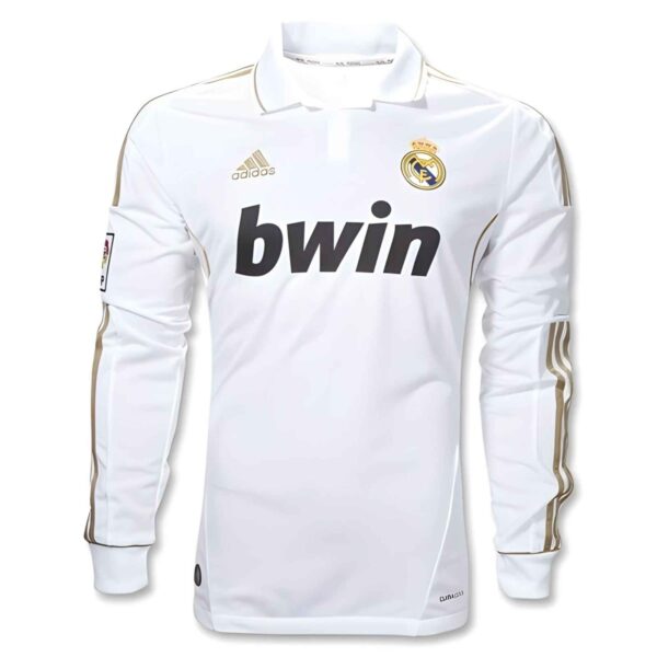 11/12 Real Madrid Long Sleeve Home Retro Jersey