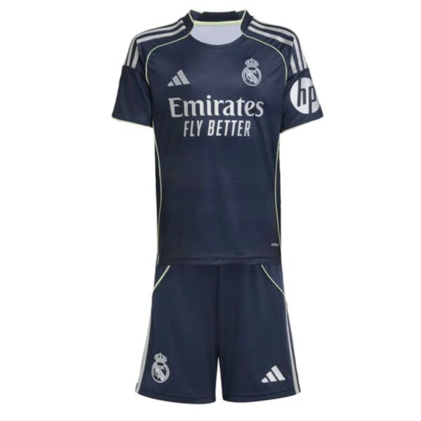 25/26 Kids Real Madrid Away Kit