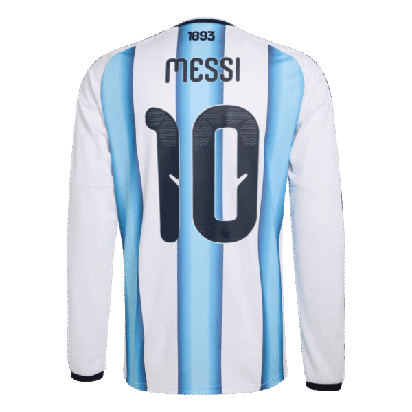 Lionel Messi 2026 Argentina Long Sleeve Home Jersey