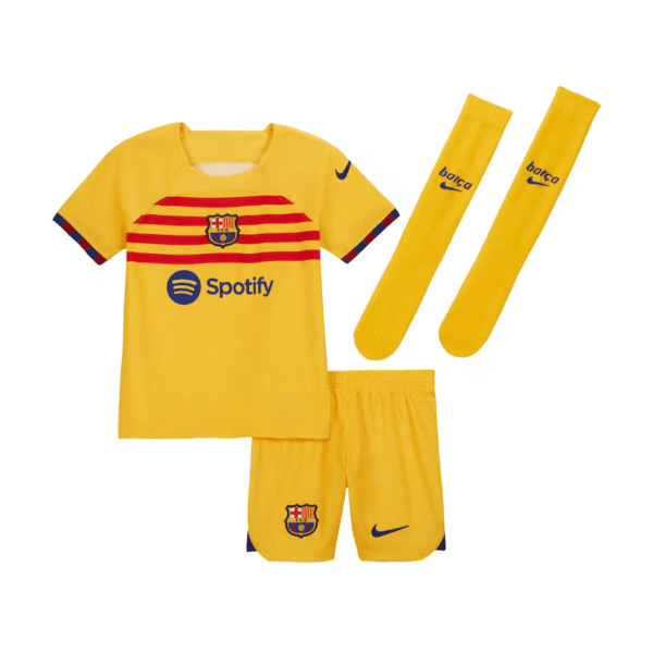 22/23 Kids Barcelona Senyera Fourth Kit