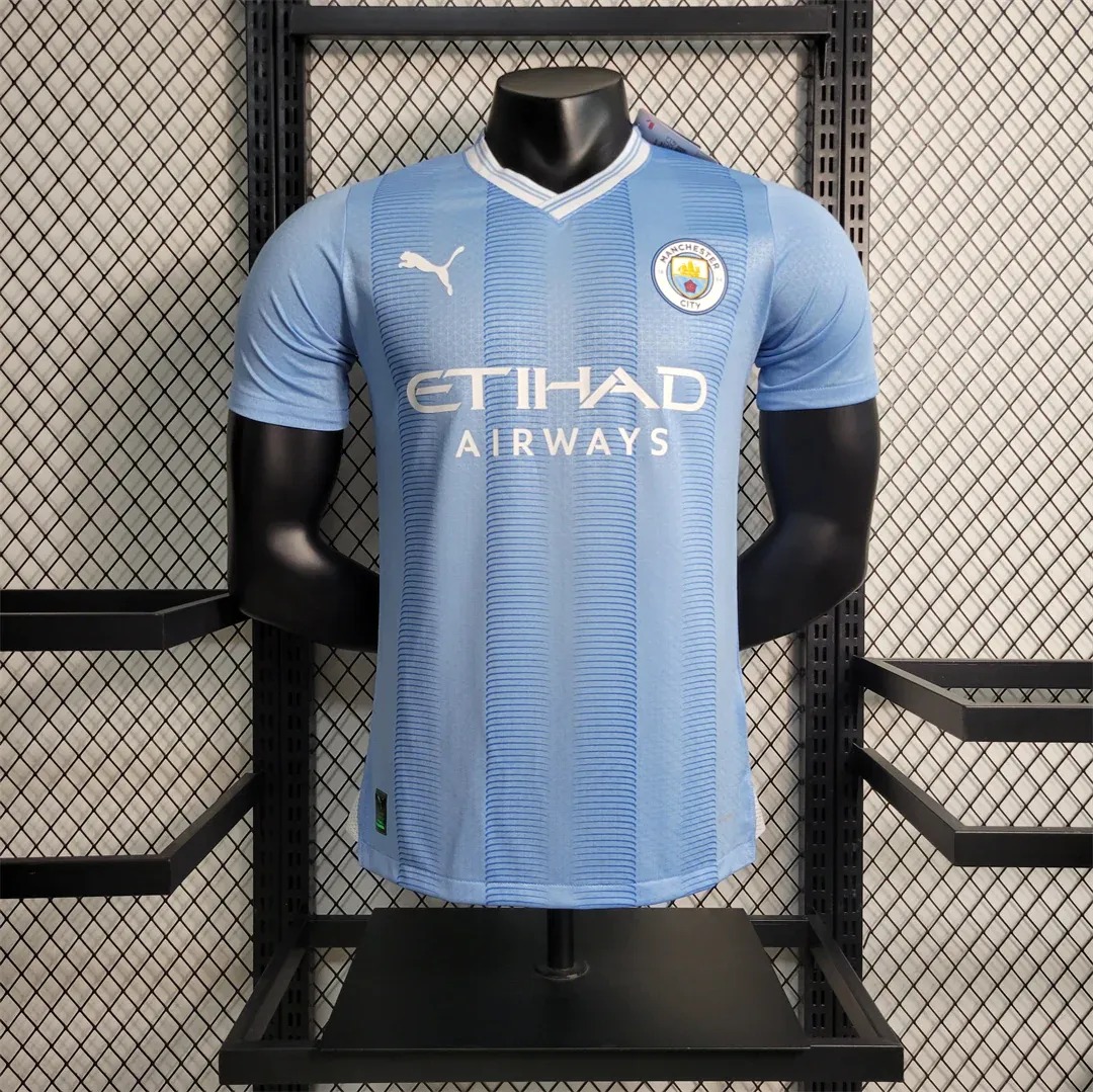 曼城-2023-2024-主场球衣球员版-8.jpg Manchester City 2023-2024 Home Shirt Player Edition - Image 1