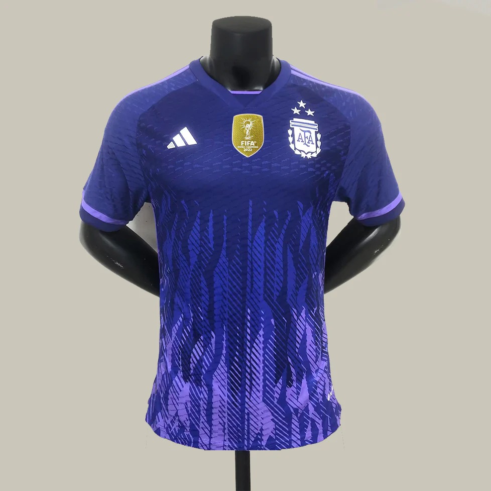 阿根廷-VM-2022-客场球衣球员版-2.jpg Argentina VM 2022 Away Shirt Player Edition - Image 1