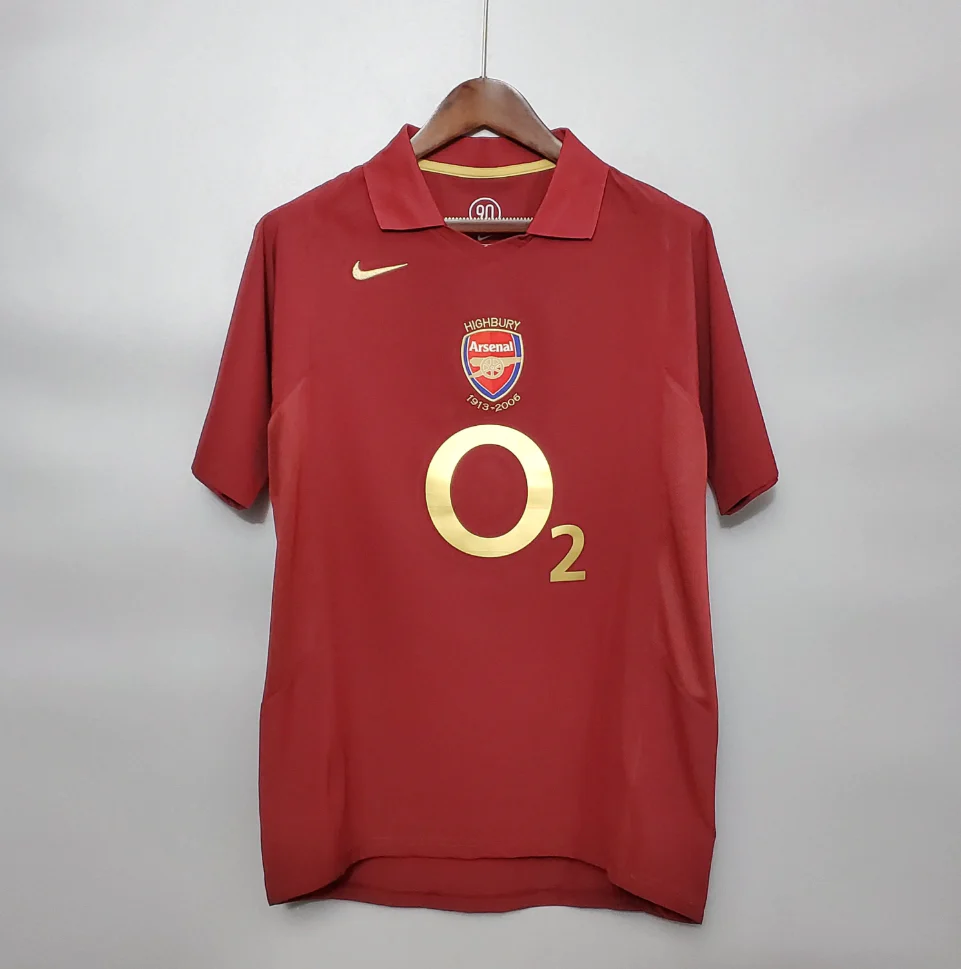 阿森纳-2021-2022-赛季主场球衣-3.png Arsenal 2005 - 2006 home kit - Image 1